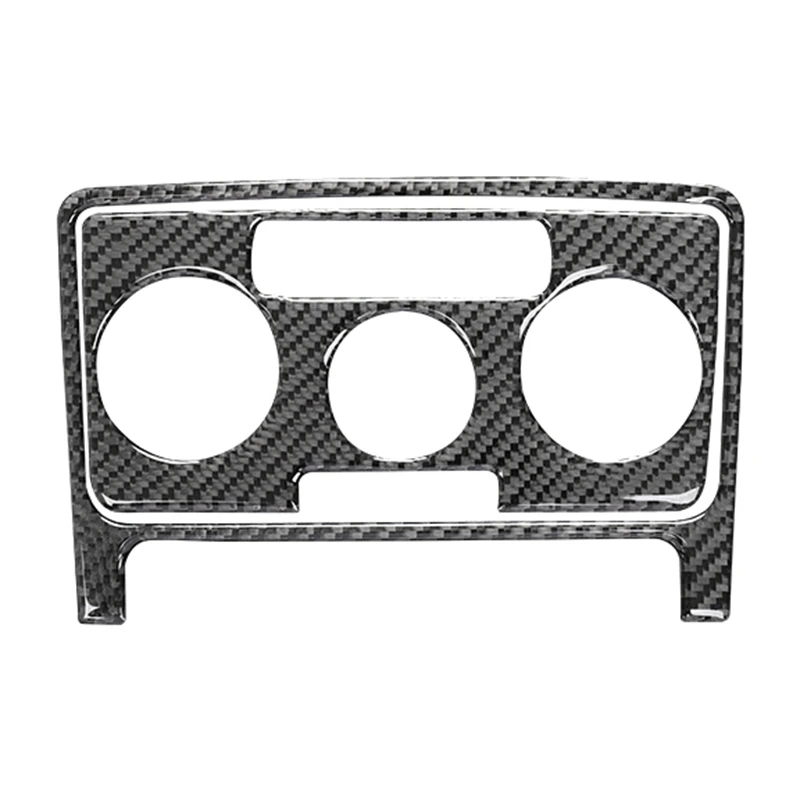 

for Beetle 2012 2013 2014 2015 2016 2017 2018 2019 Carbon Fiber Air Conditioning Control Button Panel Cover Frame Trim