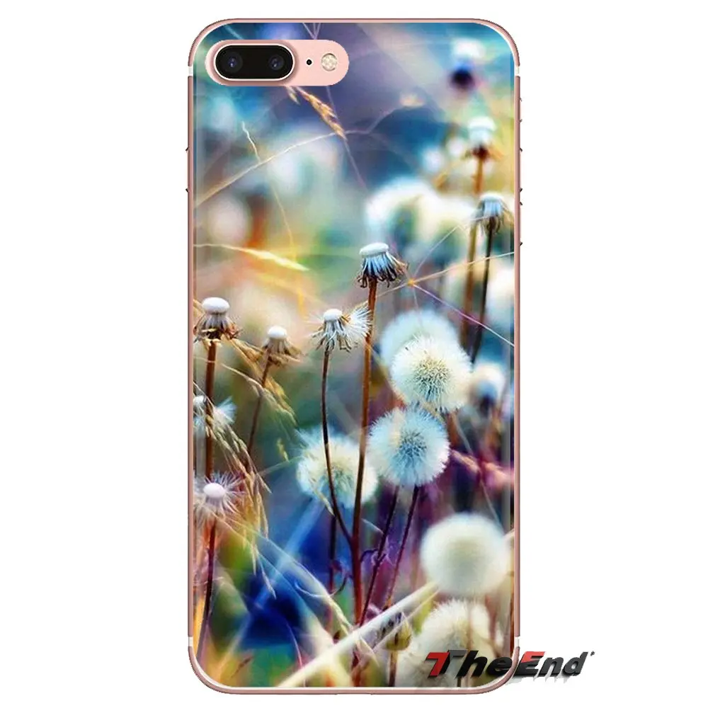 Phone Covers For Huawei G7 G8 P7 P8 P9 Lite Honor 4C 5X 5C 6X Mate 7 8 9 Y3 Y5 Y6 II 2 Pro 2017 Flower Dandelion Butterflies Art |