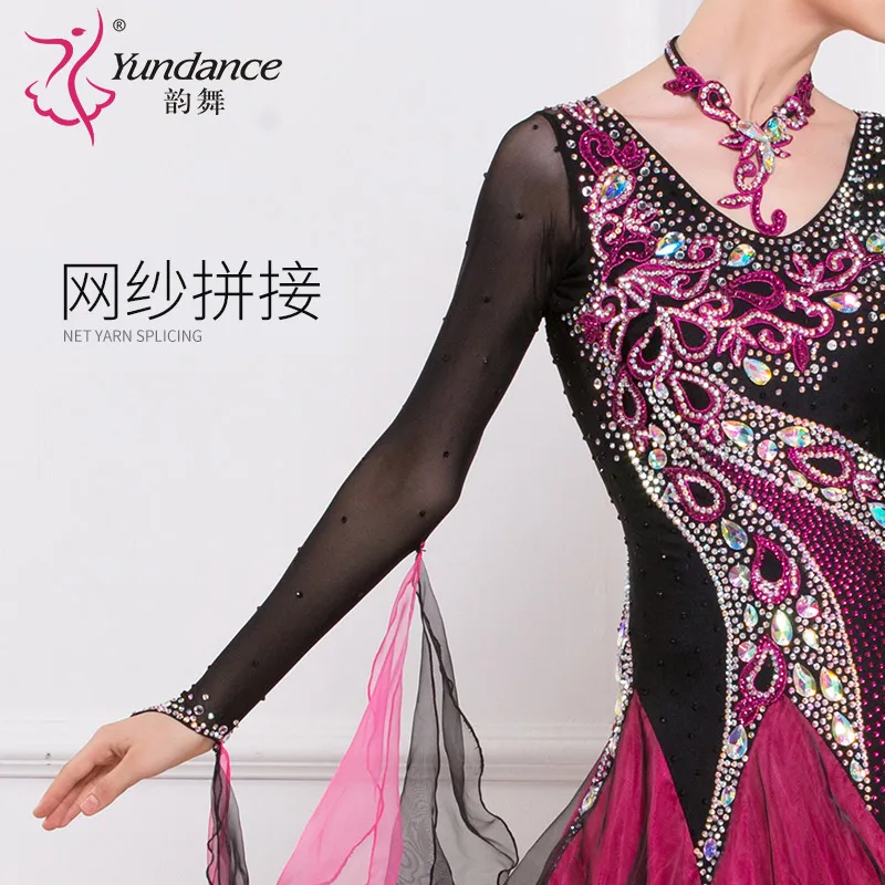 The new National standard ballroom dress woman ballroom dresses dance customize ballroom dress competition B-16247