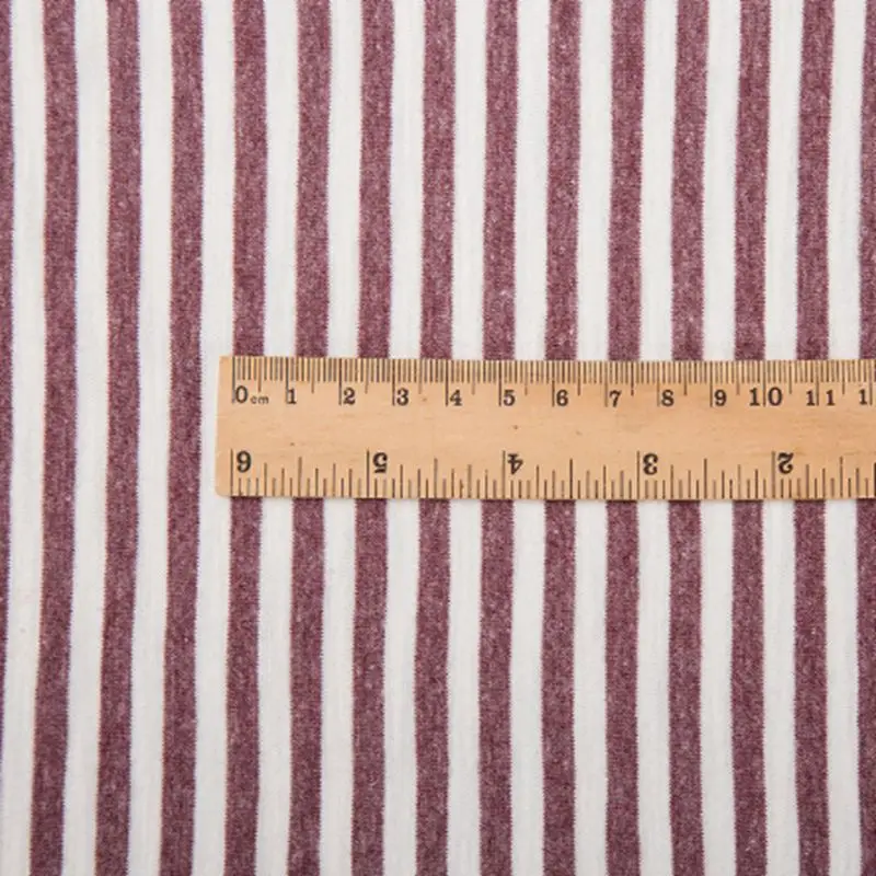 Хорошее качество трикотажная полосатая Полиэстеровая хлопчатобумажная ткань