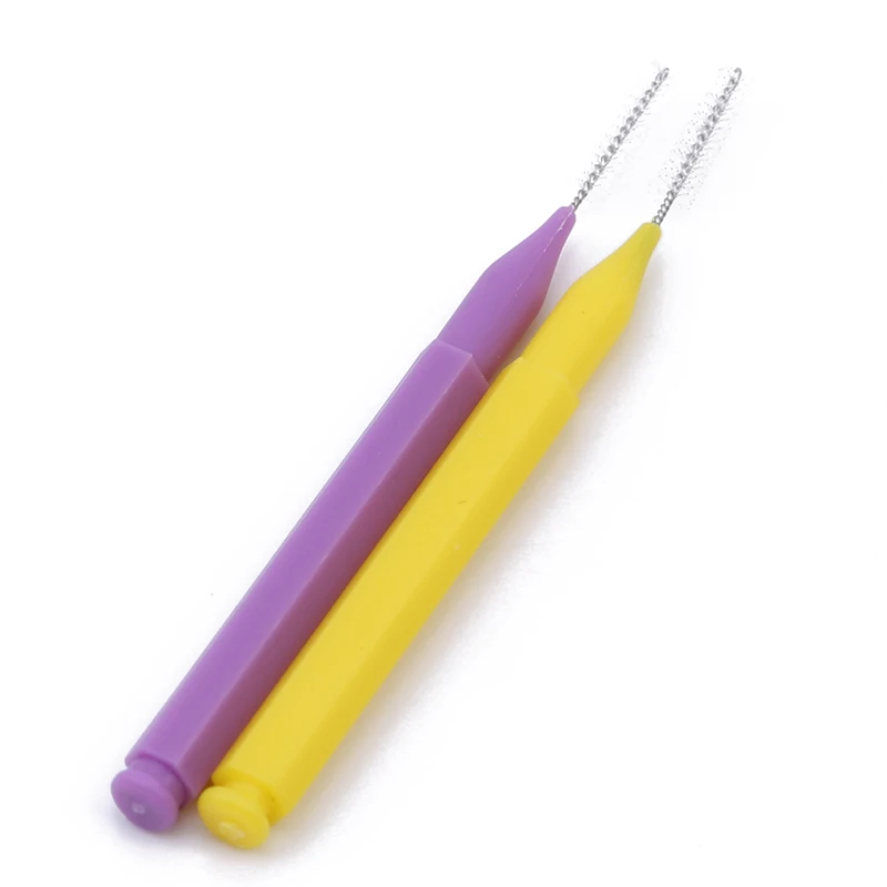 Модная нить для зубов мягкая пластиковая межзубная щетка гигиены полости рта