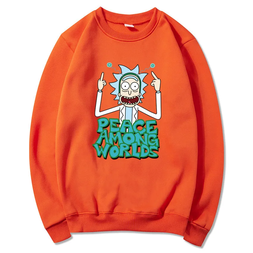 IGGY Новый Рик Морти мужские свитшоты с буквенным принтом Мужские толстовки