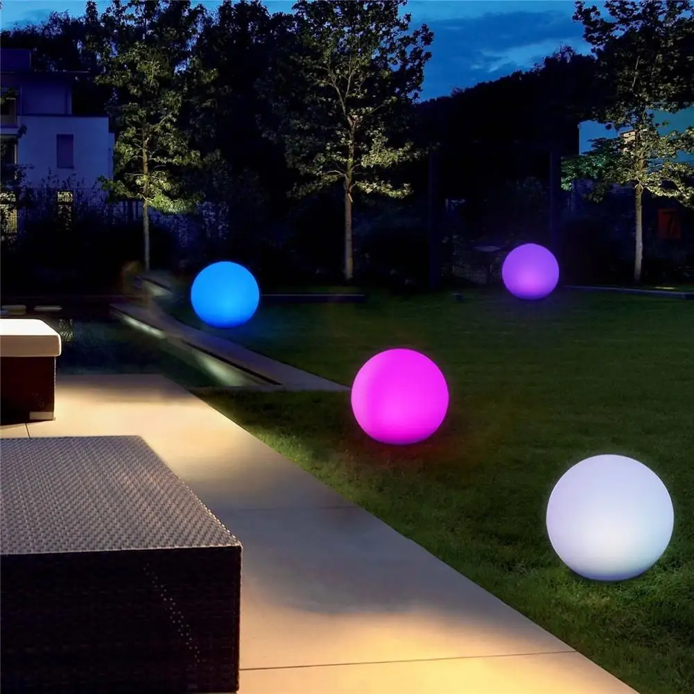 

LED Light Ball Inflatable Growing Ball Remote Control LED Colorful Night Glow Flash Beach Ball For Swimming Pool Party Decoratio