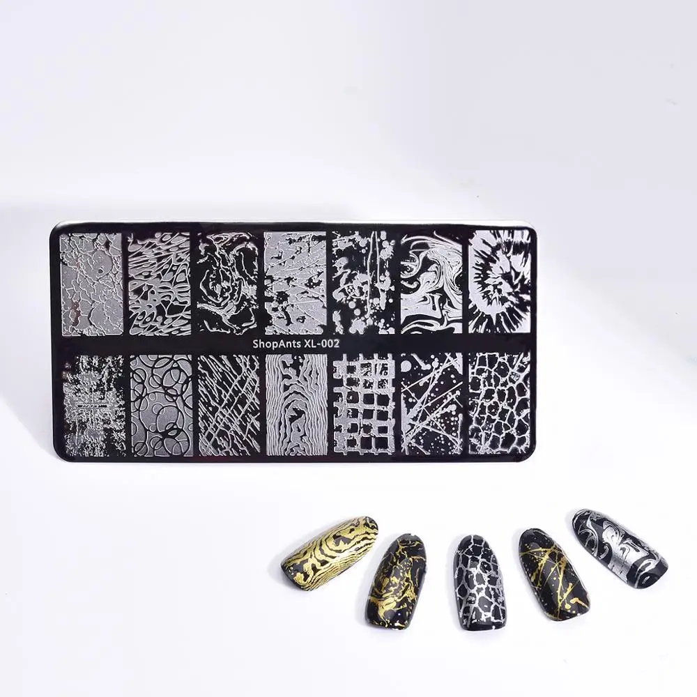 Штамповочные пластины для ногтей из нержавеющей стали|Шаблоны дизайна ногтей| |
