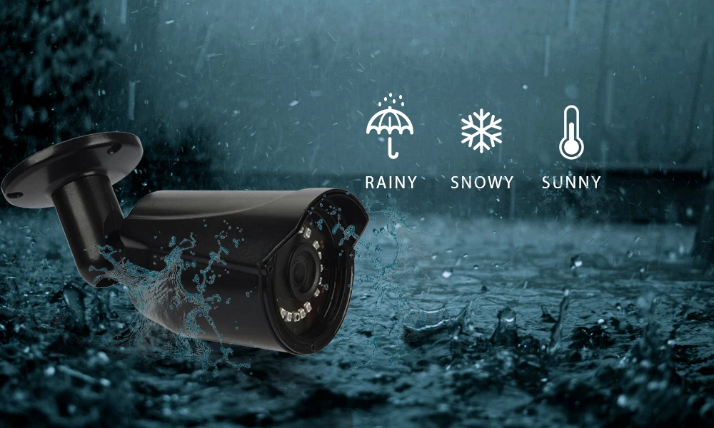 

Pripaso 1080P Analog Bullet Camera AHD/TVI/CVI/CVBS CCTV Camera Waterproof Outdoor Security Surveillance Camera For Home Garden