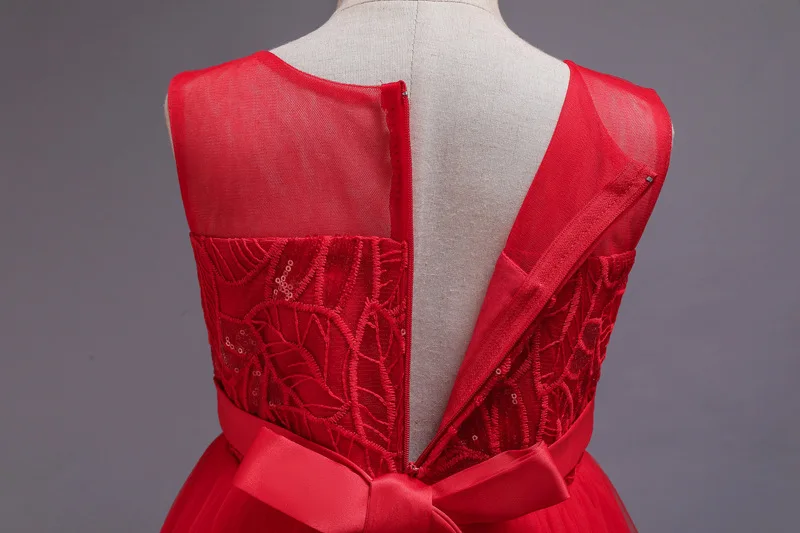 

Bridesmaid Sequins Kids Dresses For Girls Costume Gown Girls Childrens Dresses for Party Wedding Clothing Princess Dress 10 12 Y