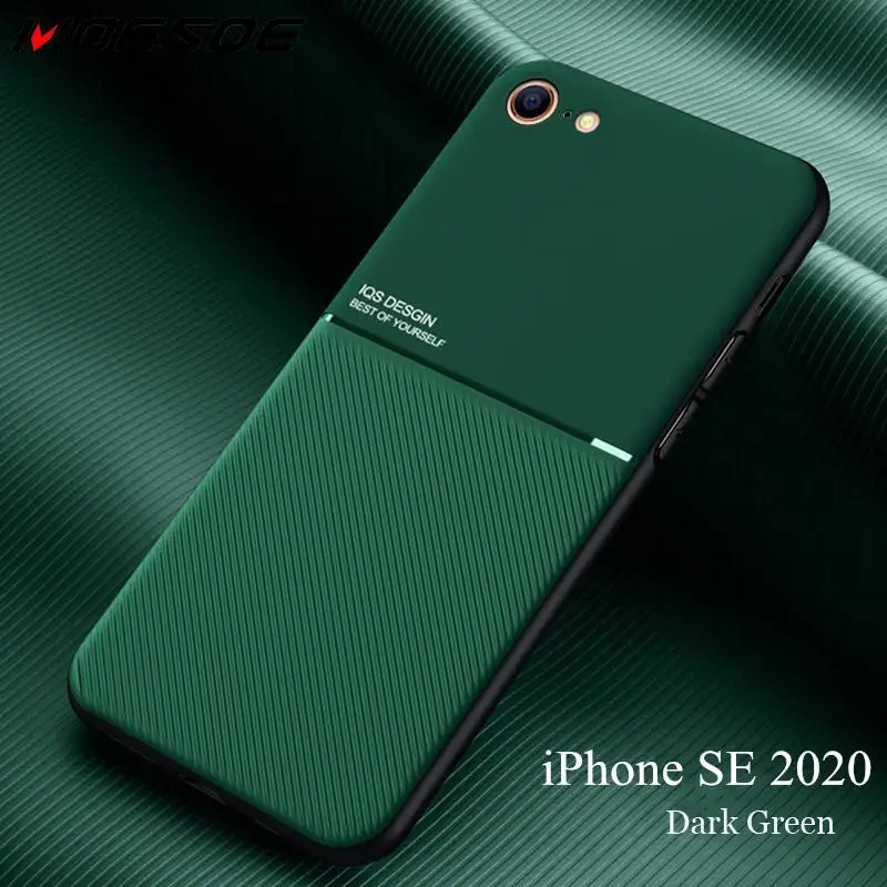 

For iPhone SE 2020 Case Slim Leather Texture Matte Protective Cove Cases For iPhone 12 11 Pro Max XR X XS 7 8 Plus 13 Mini Coque