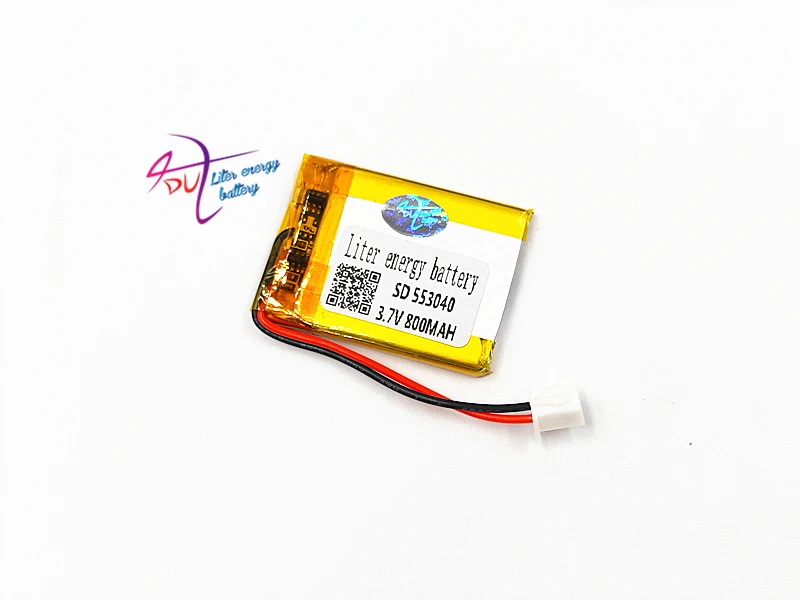 XH2.54 553040 3 7 V 800mAh 603040 литий полимерная аккумуляторная батарея для Mp3 Mp4 Mp5|polymer