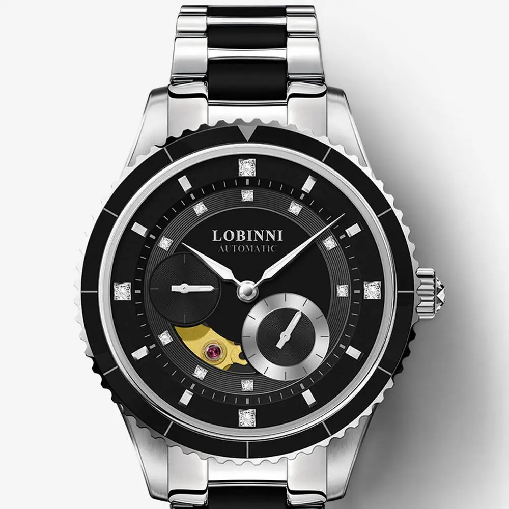 Часы наручные LOBINN женские Автоматические Роскошные водонепроницаемые