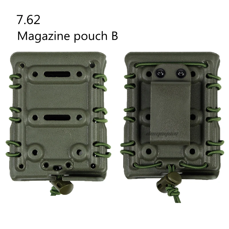 green b 7,62 тактические сумки для журналов, нейлоновые сумки для охоты, стрельбы, подсумок для страйкбола, пейнтбола, подсумок - Цвет: green b