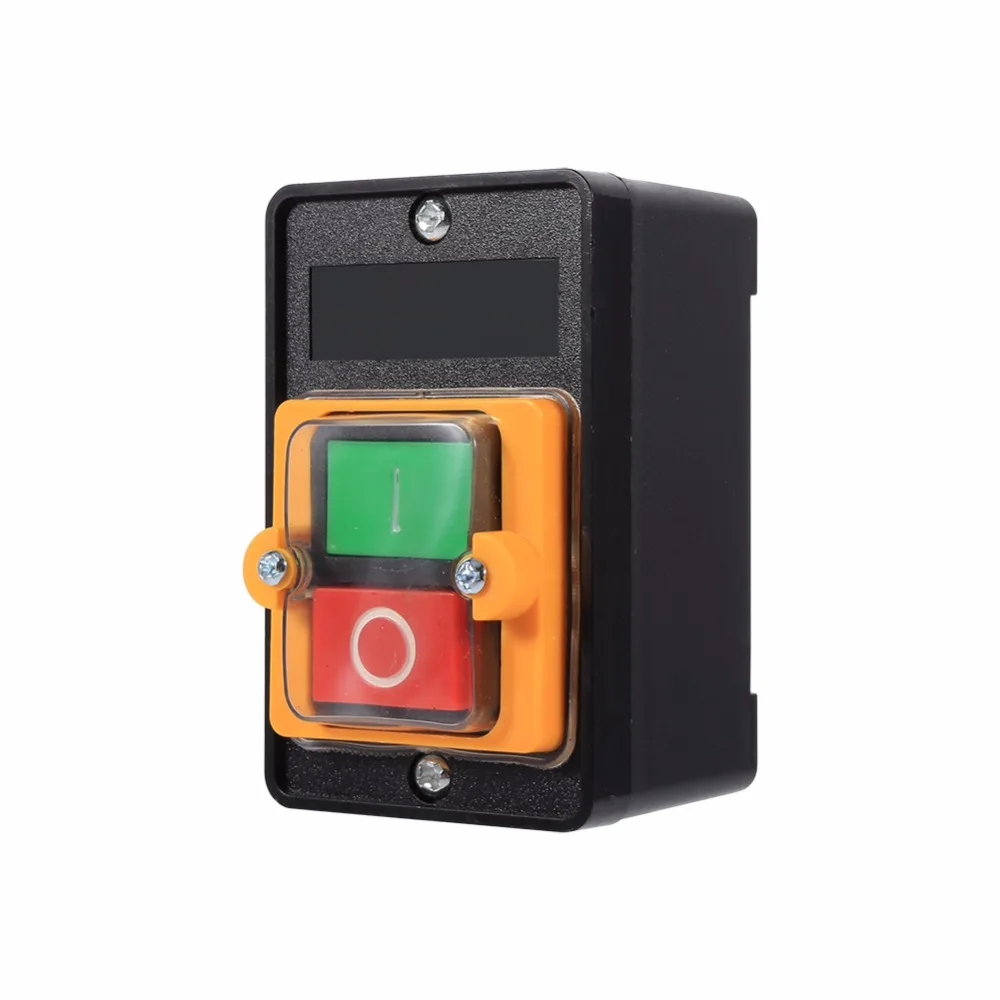 Вкл/Выкл водостойкий кнопочный переключатель аксессуары для станка 10А 380В резки