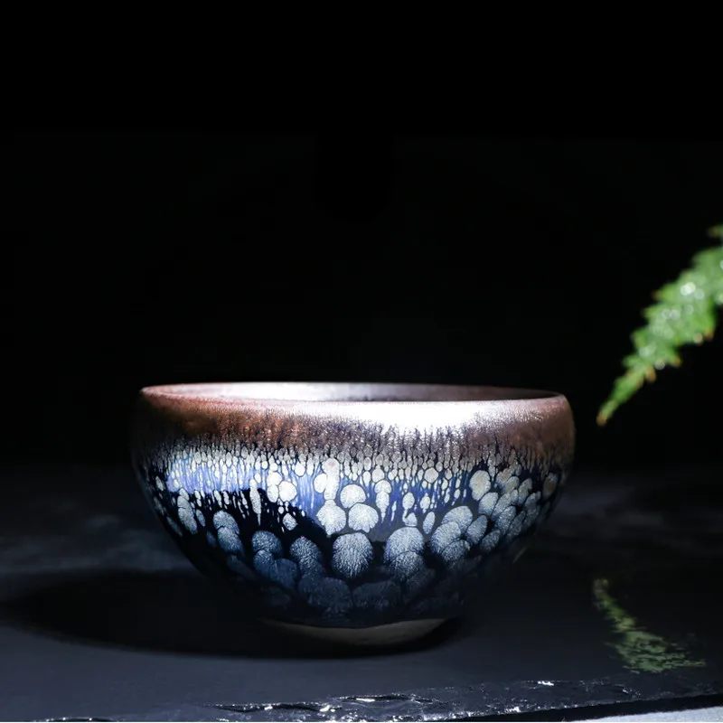Coffee mug Jianyang Jianye iron tire freckle oil drop tea jianye Kung Fu teacup ceramic set master cup mugs 5ZJ21 | Дом и сад