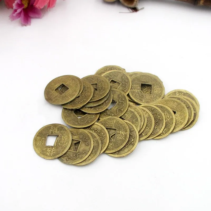 10 шт. китайский фэн-шуй набор удачи/старинные монеты образовательные