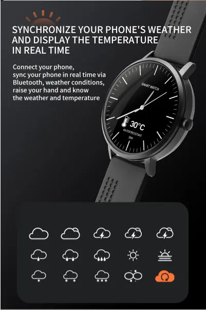 Новые прибытия smart watch Наручные часы в классическом стиле черного и белого цветов монитор сердечного ритма фитнес трекер сна Смарт-часы с мониторингом
