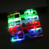 led glowing light glasses 2022 eye wear birthday party for boy girl adult new year neon party night bar club accessories