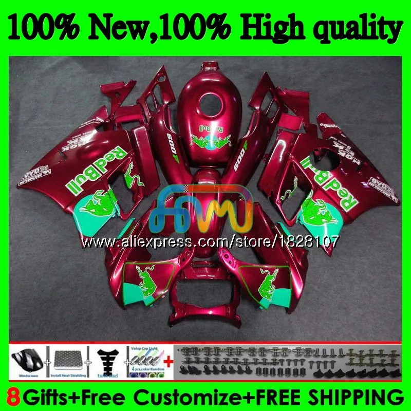 

Kit +Tank For HONDA CBR600F3 600CC CBR 600F3 Top Red green 97 98 1997 1998 3BS.247 CBR600 CBR 600 FS F3 95 96 1995 1996 Fairings