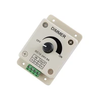 10pcs 12v 96w knob led dimmer controller for led light strip adjustable brightness led controller