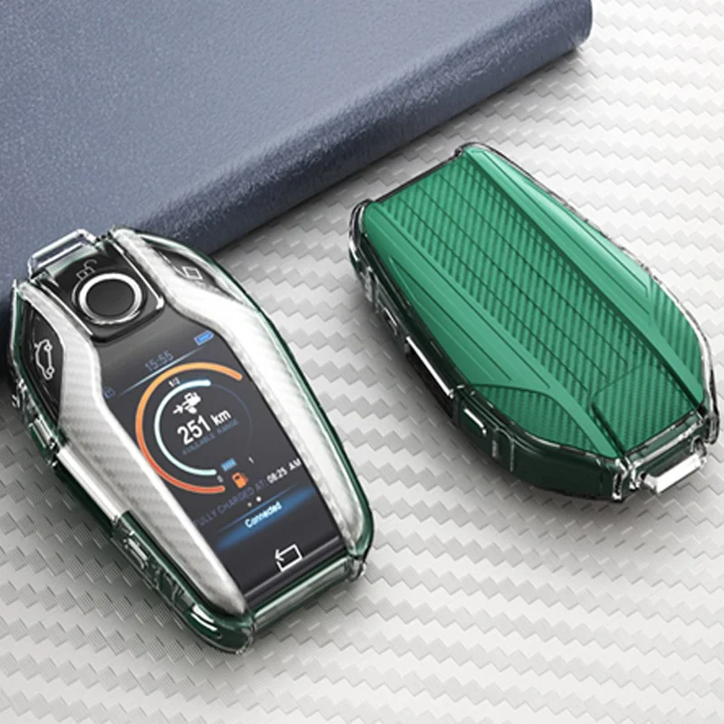 

Для BMW 5 7 серии G11 G12 G30 G31 G32 I8 I12 I15 G01 X3 G02 X4 G05 X5 G07 X7 светодиодный Дисплей Авто ключевой Чехол держатель брелок крышка пульт дистанционного управ...