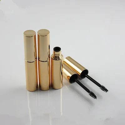 Wholesale 8ML Empty Mascara Tube Packing Eyelash Vial Liquid Bottle Sparkly Gold Tubes Refillable Makeup Tools | Красота и здоровье