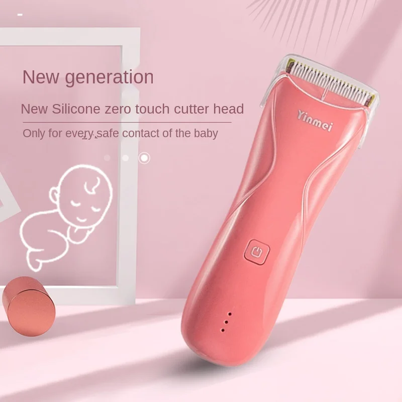 

Silicone Knife Head Baby Hair Clipper Baby Hair Clipper Children Electric Clippers Full Moon Hair Scissors Clippers