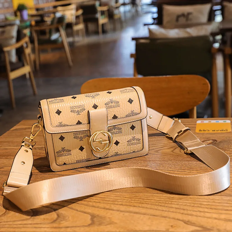 

Real Leather Crossbody Bag for Women New Luxury Brand Shoulder Messenger Bags Ladies Fashionable Purses and Handbags Bolso Gg