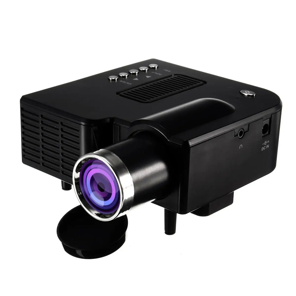Портативный проектор домашний кинотеатр проводной светодиодный мини-проектор высокого разрешения 1080P VGA USB HDMI 110-240V домашний кинотеатр