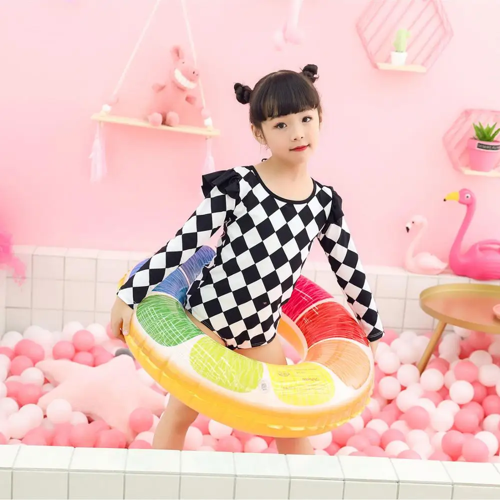 

Colorful Lemon Baby Floats Swimming Ring Inflatable Circle Rubber Ring For Swimming Pool Floats Beach Party Water Toys