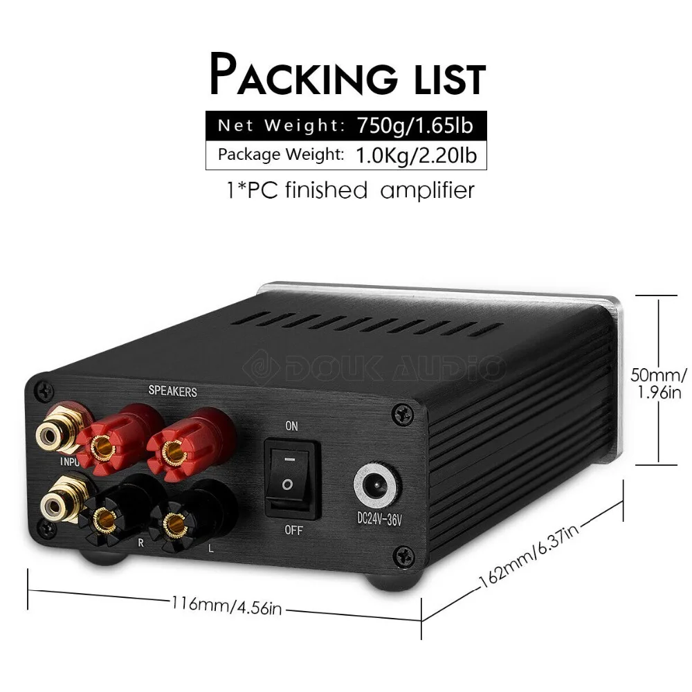Nobsound HiFi Mini 300W×2 цифровой усилитель мощности 2,0 канальный стерео усилитель звука класса D
