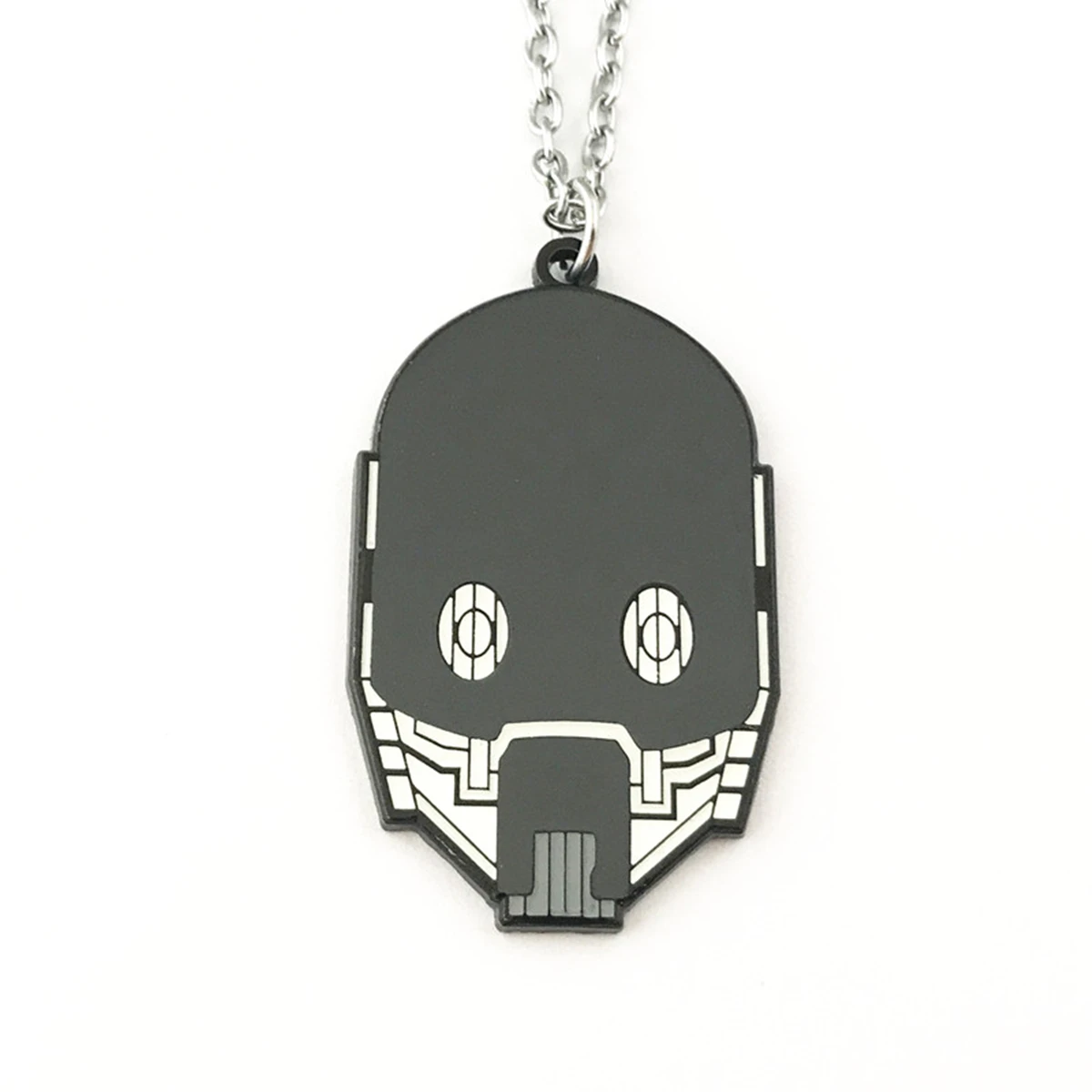 

HBSWUI Robot Necklace Cosplay High Quality Metal Fashion Jewelry Woman/Boy Gift