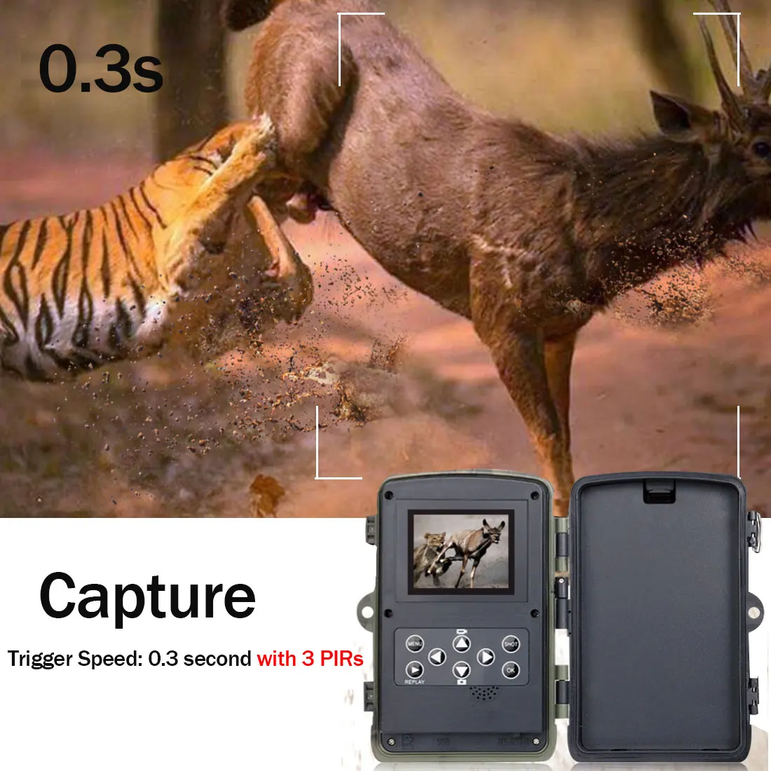 HC801A Охота Камера фото ловушка 20MP ночная версия след HC-801A дикий Дикий Наблюдения