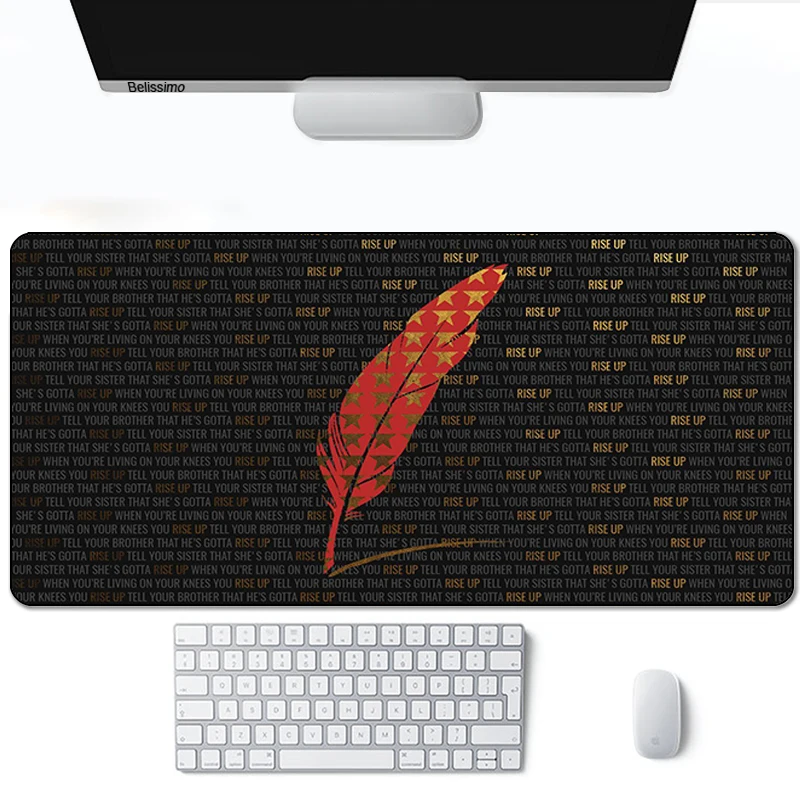 

Hamilton Musical Mouse Pad Big Extended Computer Mat Game Mousepad Gamer Office Keyboard Pad Mause Pad Non-slip Waterproof anime