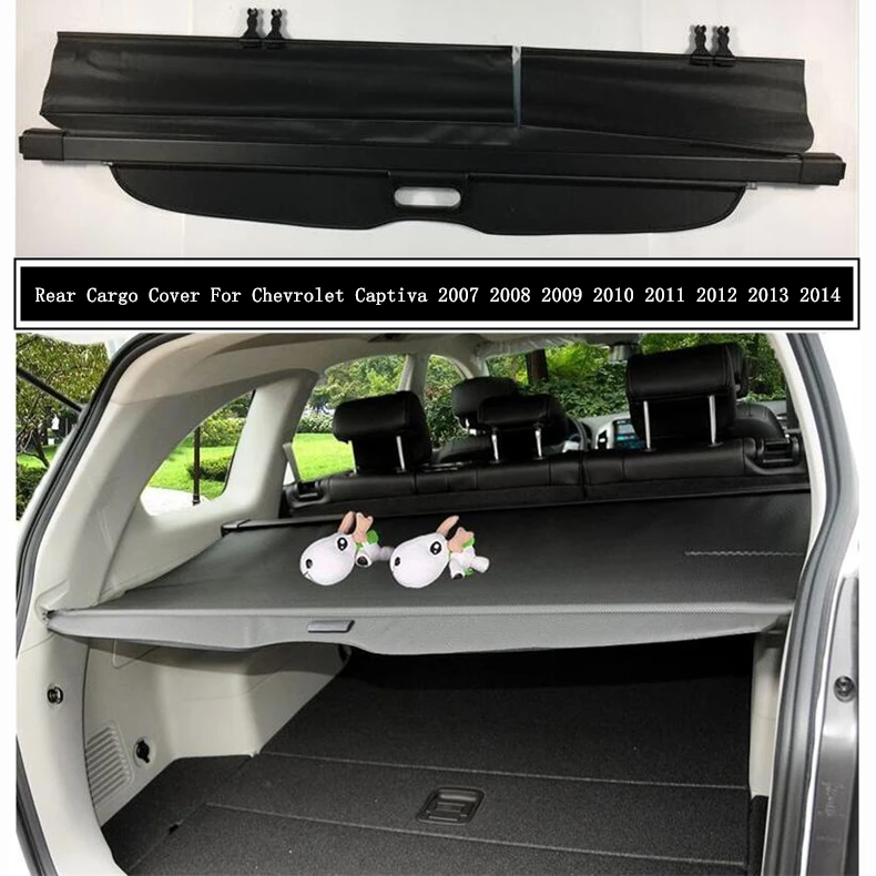 Rear Cargo Cover For Chevrolet Captiva 2007 2008 2009 2010 11 12 2013 2014 Partition Curtain Screen Shade Trunk Security Shield
