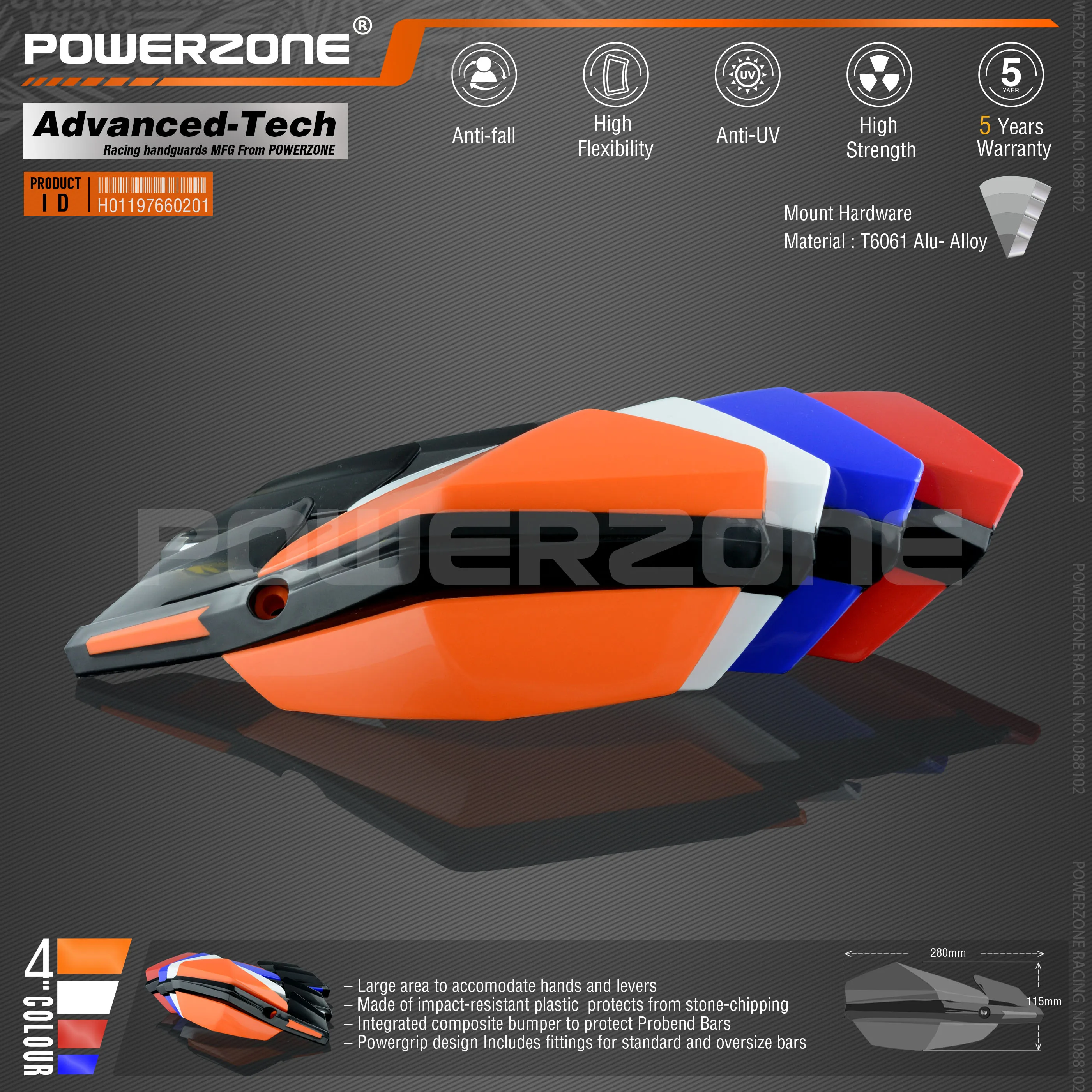 Powerzone ручные охранники для Honda KTM ADV EXC EnduroHusqvarna TE CRF WRF DRZ KLX мотоцикла квадроцикла |
