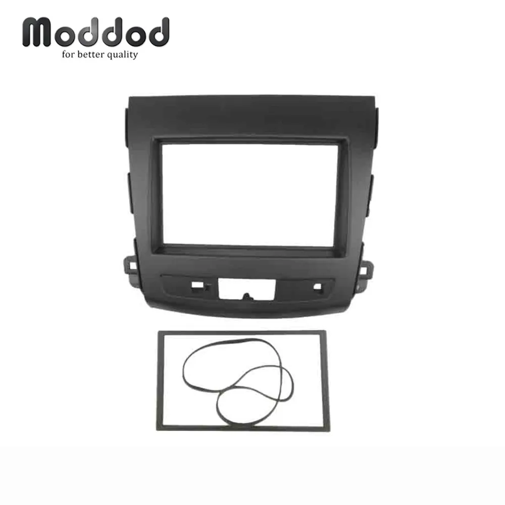 Радио Fascias для MITSUBISHI Outlander Citroen C-Crosser DVD стерео панель Dash двойной Din Установка отделка комплект лицевая рамка