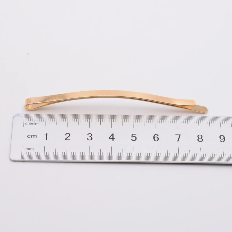 Заколки для волос золотистые и Серебристые металлические заколки сделай сам