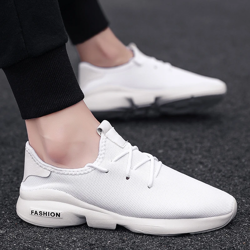 Мужские кроссовки из сетчатого материала на шнуровке | Обувь