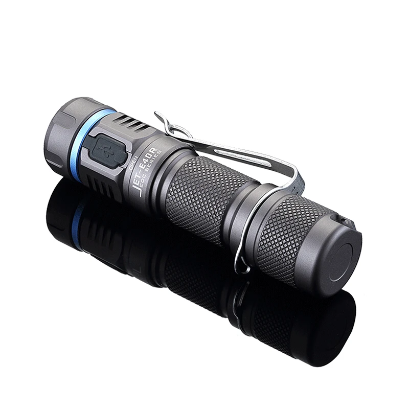 JETBeam E40R SST40 N4 BC светодиодный 1100 люмен светодиодный фонарик с 18650 литий-ионный аккумулятор Батарея для самостоятельного Defens