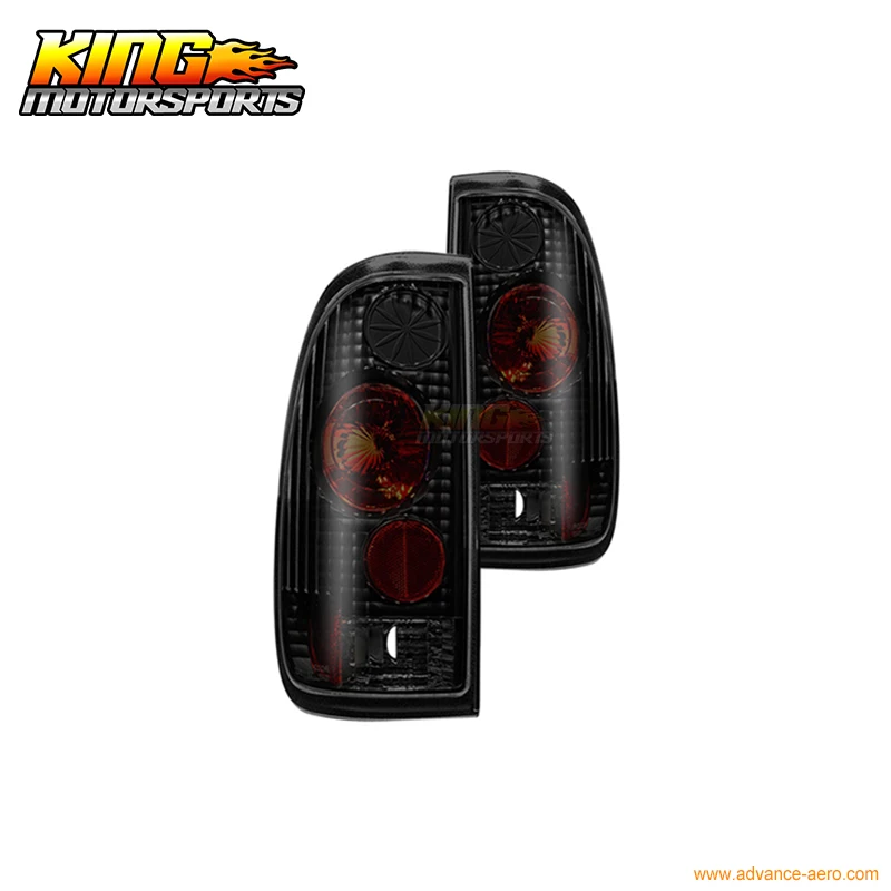 Подходит для 97-03 Ford F-150 F250 Styleside F-250 HD F-350 Altezza задний светильник черный дым США