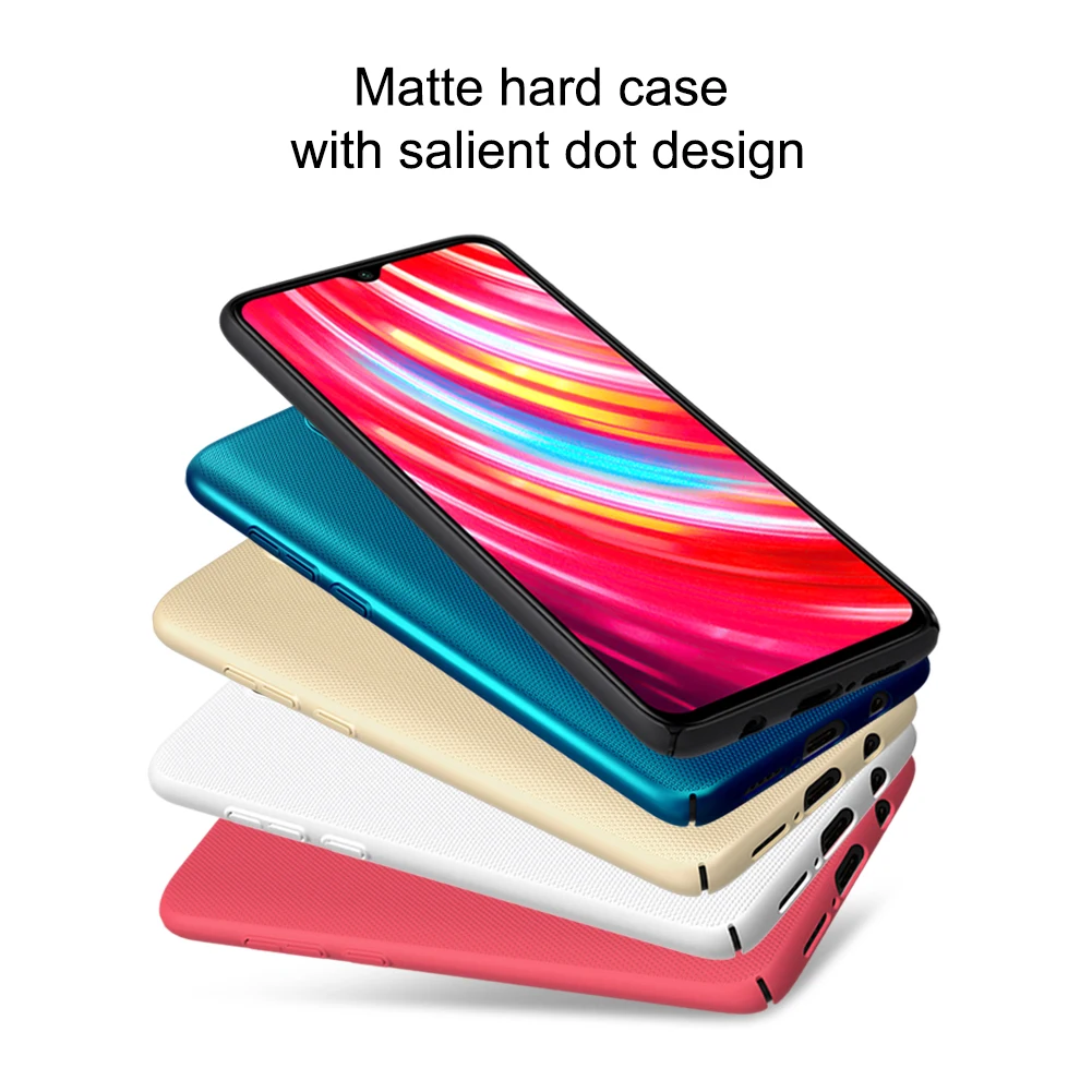 Матовый чехол Nillkin для Xiaomi Redmi Note 8 Pro суперматовый защитный ультратонкий