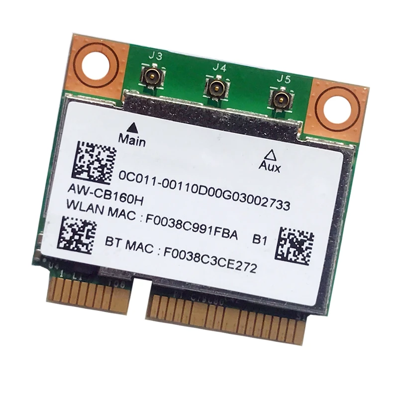 AW-CB160H BCM94360HMB 802.11AC 1300 Мбит/с WIFI Беспроводная Wi-Fi Bluetooth 4 0 Mini PCI-E карта | Компьютеры и