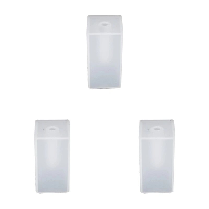 

3Pcs Pen Holder Office Decoration Set-Up Creative Small Pen Holder Mirror Silicone Mold Diy Crystal Epoxy Mold