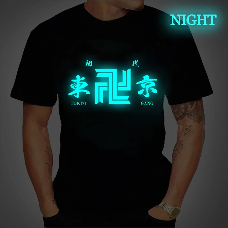

Fashion New Tokyo Revengers Printing Summer Hot Sale Short-sleeved O-neck Men Women Same Anime T-shirt Tokyo Revengers Tops Tee