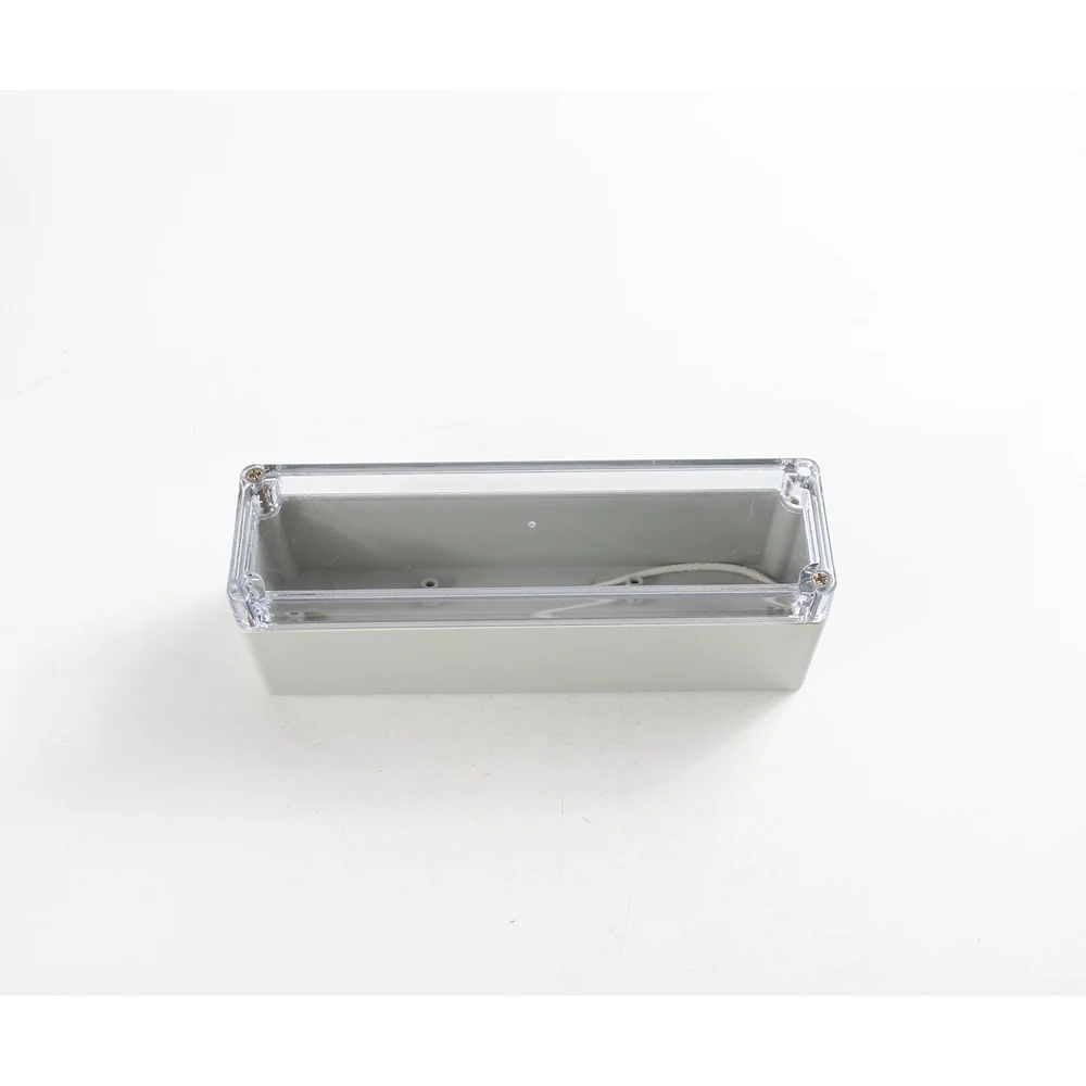 Прозрачный водонепроницаемый пластиковый распределительный ящик 160x45x55 мм чехол