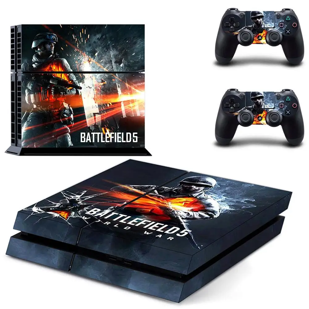 Игровая станция 4 наклейка s Battlefield 5 Виниловая для PS4 PS наклейки Pegatinas консоли