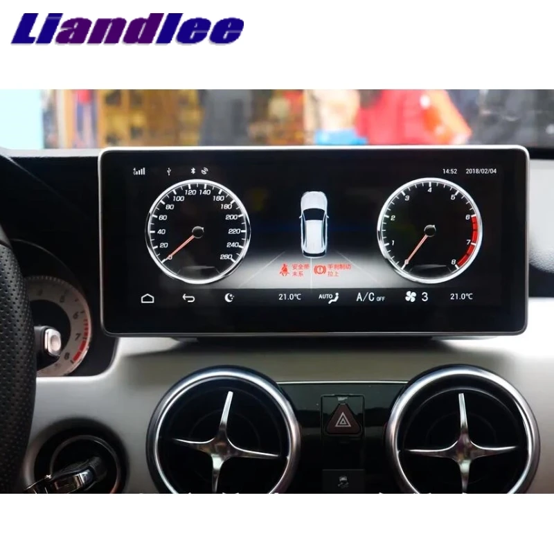 Автомобильный мультимедийный плеер Liandlee NAVI для Mercedes Benz MB GLK Class X204 2013 ~ 2018 Comand NTG