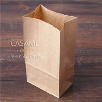 50 pcs craft kraft stand up colorful polka dots paper bags candy cookie cake favor bag party wedding for gift cosmetic packaging