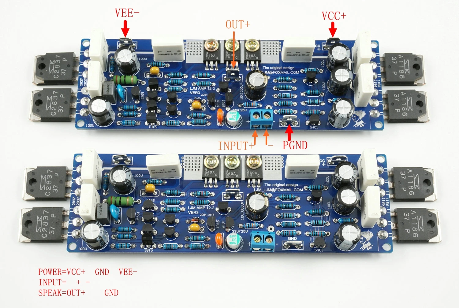 

HiFi L12-2 Stereo Power Amplifier Board 120W+120W Audio Power Amp