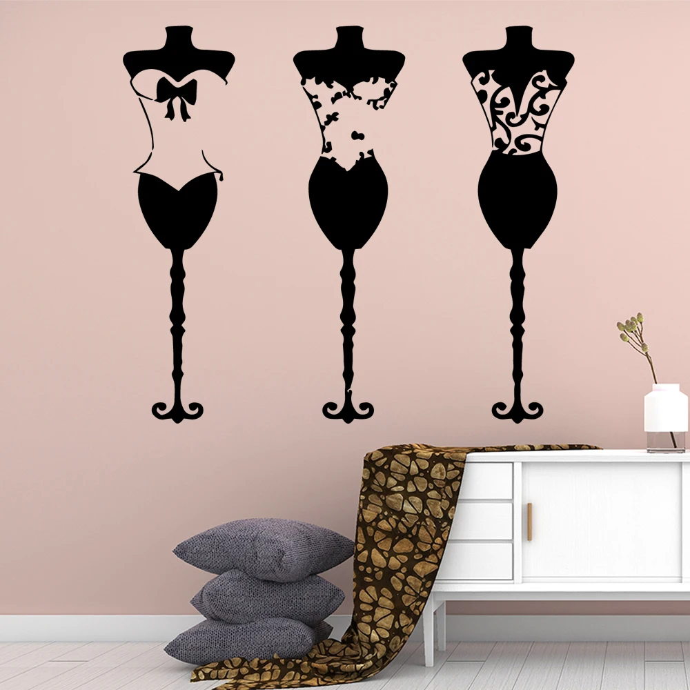 Милый магазин одежды стикер на стену украшение дома аксессуары для детских