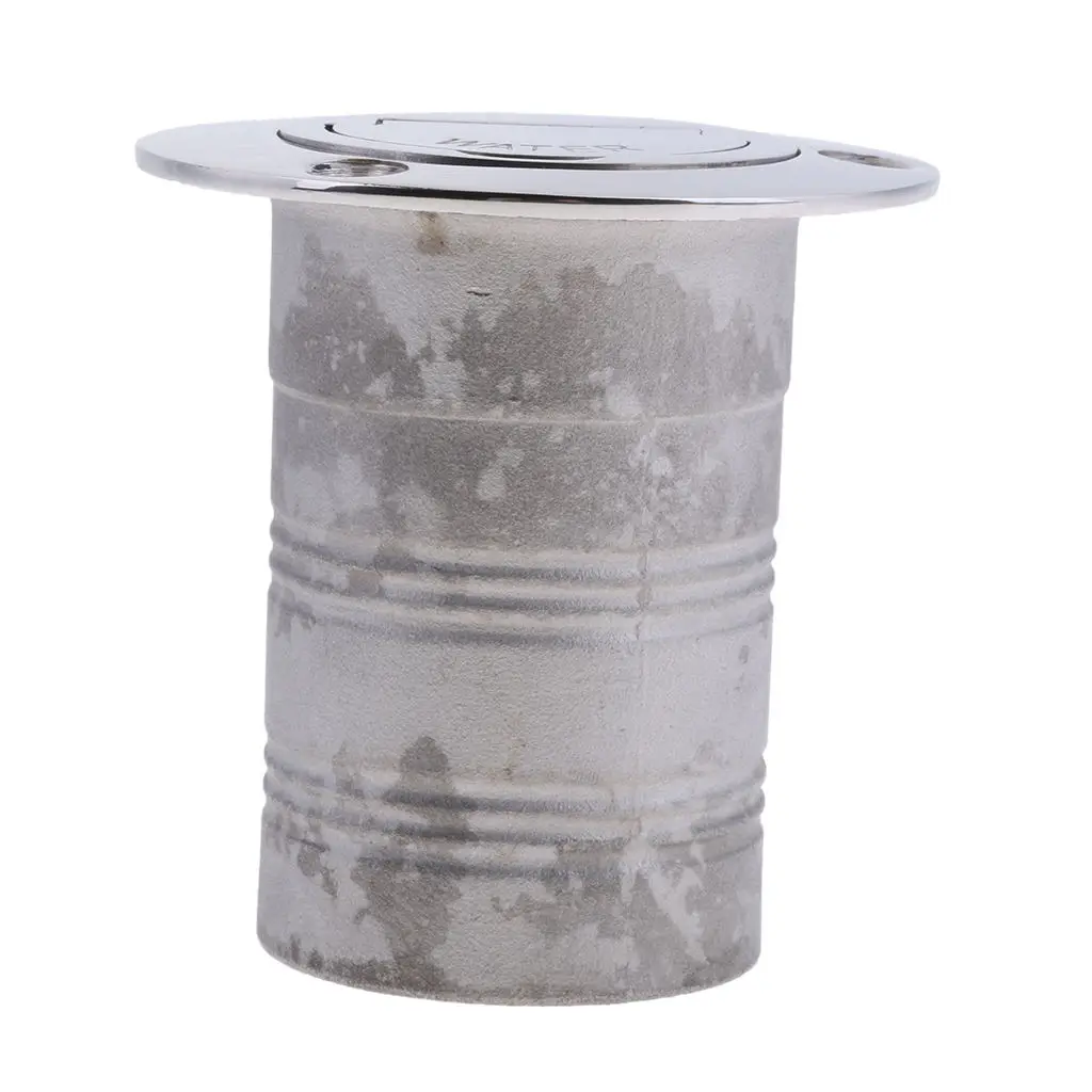 Marine Grade 316 Stainless Steel Boat Deck Filler - Water Tank Hose Fill 50mm