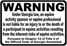 Защитный знак предупреПредупреждение о опасности 12x16 жестяной знак Декор Грузия эквин